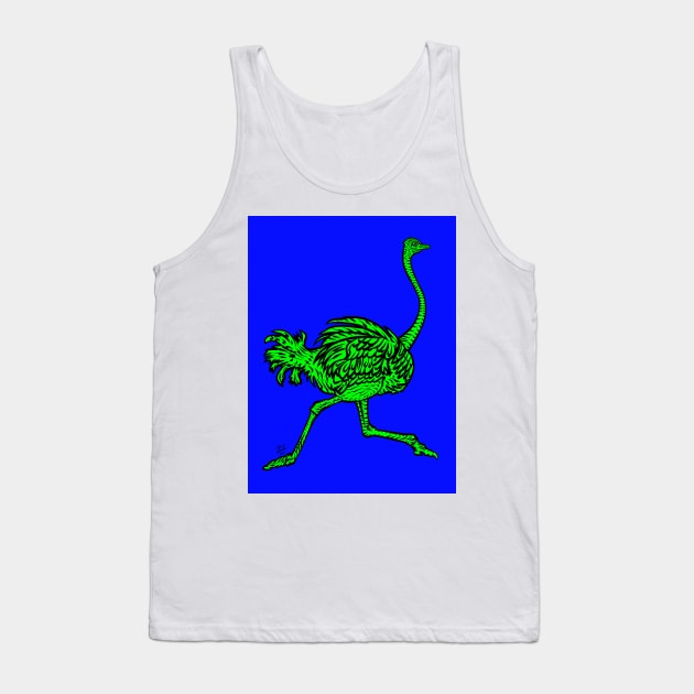 RUNNING OSTRICH .4 Tank Top by lautir